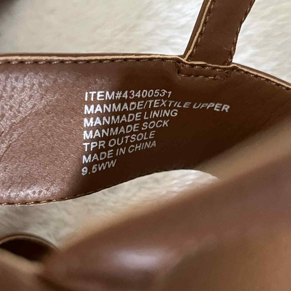 torrid Tan Strappy Leather Sandals - Picture 5 of 6